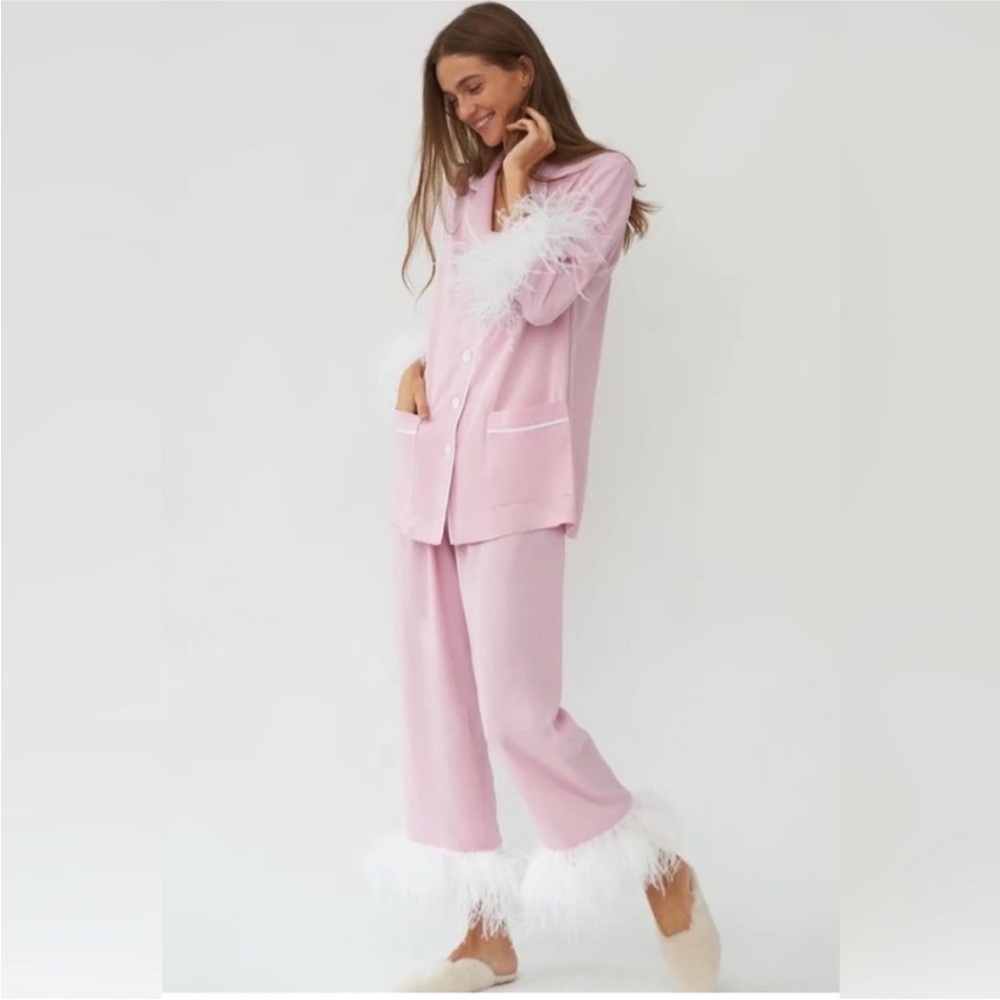 Sleeper XS feather pink pajama pjs